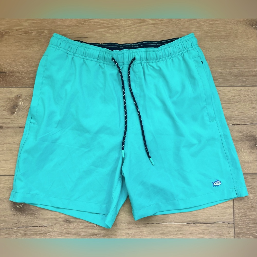Southern Tide swim trunks